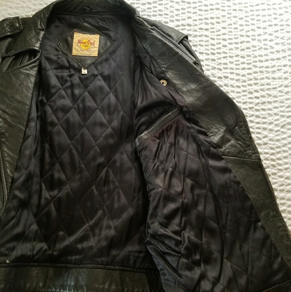 🔥Host Pick🔥Vintage Leather Biker Jacket - Picture 5 of 10